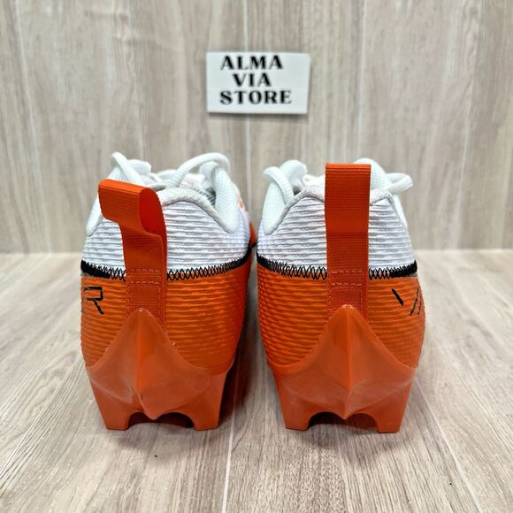 Nike Football Cleats White Orange Vapor Edge Speed 360 2 FQ4045-100 Mens Size 13